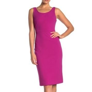 NWT, Betsey Johnson Sleeveless Crepe Midi Dress